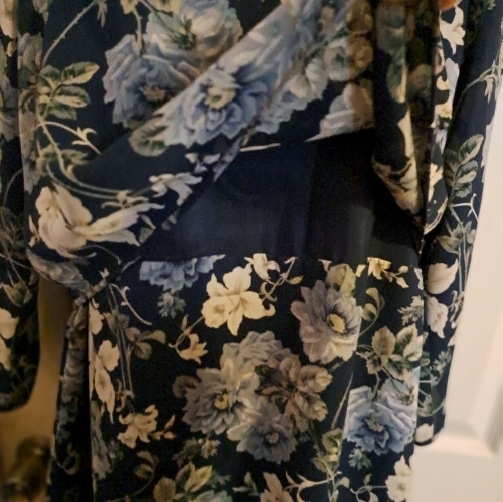 Talbots layerd Floral dress size 12 - Picture 6 of 8